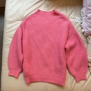 Mango Oversized High Neck Knitted Sweater